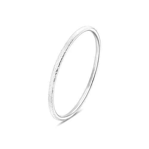 Bowl S999 Fine Silver Bangles Unisex