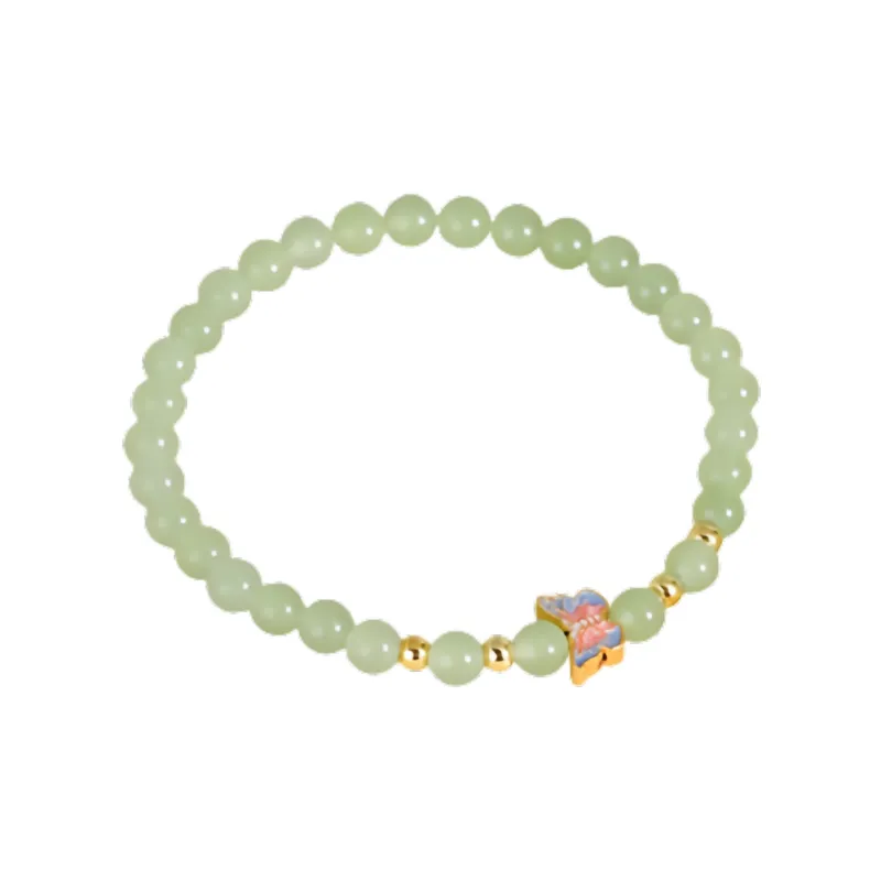 WEITIANXUAN Bracelets Pale Greenish White Jade Women's-5