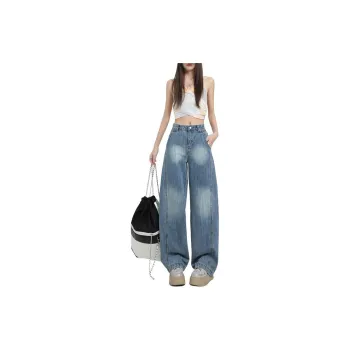 CPAURA Jeans Women's Blue+Bowknot Hair Tie Comes With