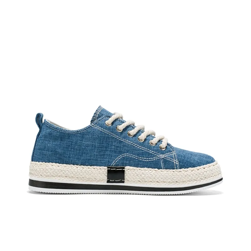 YIVELOVE Slip Resistant, Abrasion Resistant, Breathable Low Top Canvas Shoes Men's-14