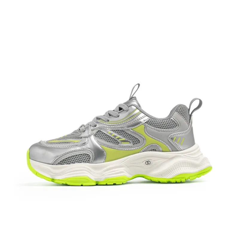 Magelly Shock Absorbers With Slip Resistant And Abrasion Resistant Properties Low Top Chunky Sneakers Men's-10