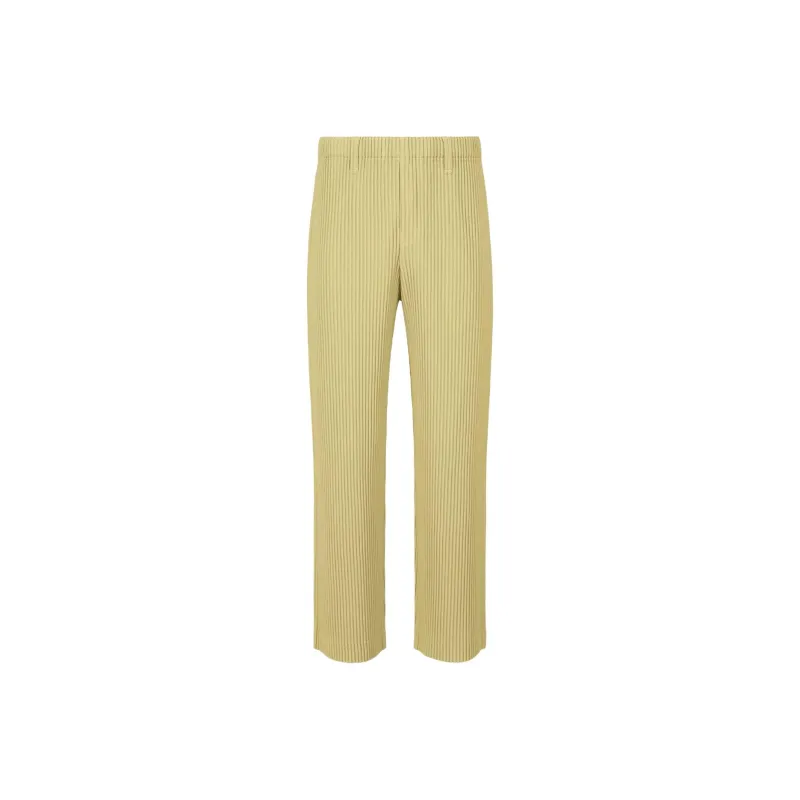 Homme Plissé Issey Miyake Casual Pants Men's Grass Green-0