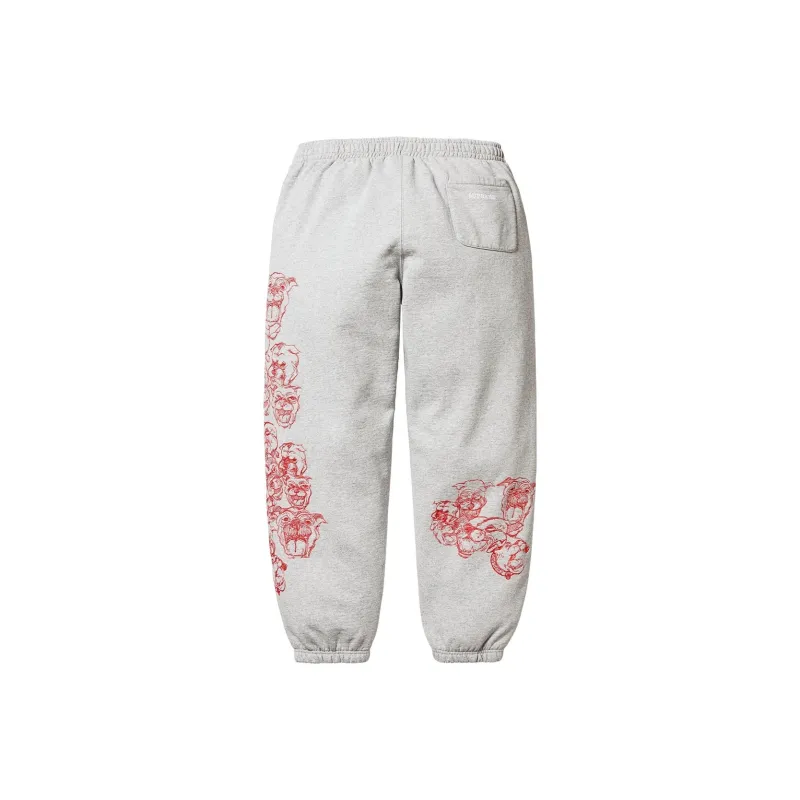 Supreme Pitbulls Embroidered Sweatpant-5