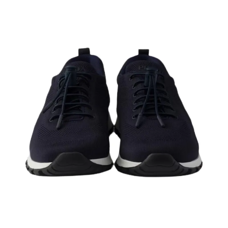 PRADA Low Top Casual Shoes Men's Blue-4