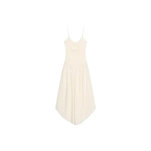 ZARA Slip Dresses Women's White