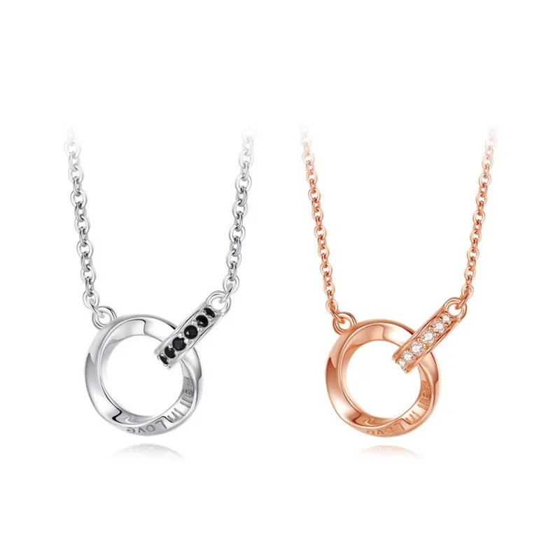 ALLOVE S925 Silver Necklaces Unisex-0