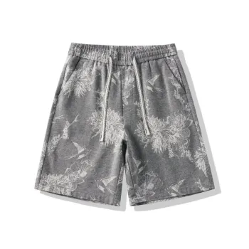 KIRHNE Casual Shorts Unisex Gray