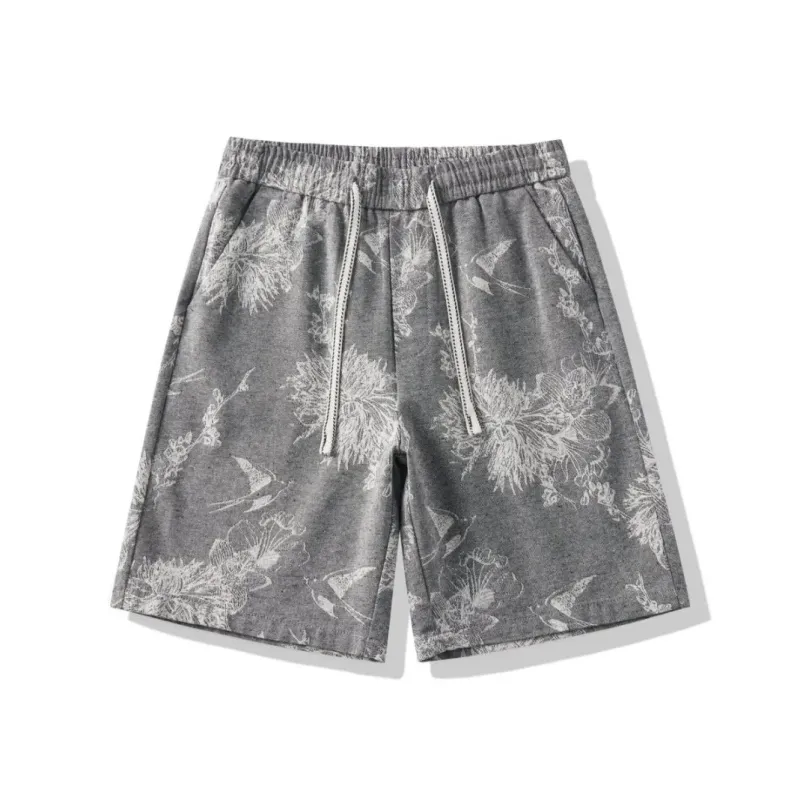 KIRHNE Casual Shorts Unisex Gray-0