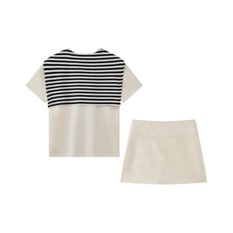 KUNZHUDAXIANG Skirt Set Women's-16