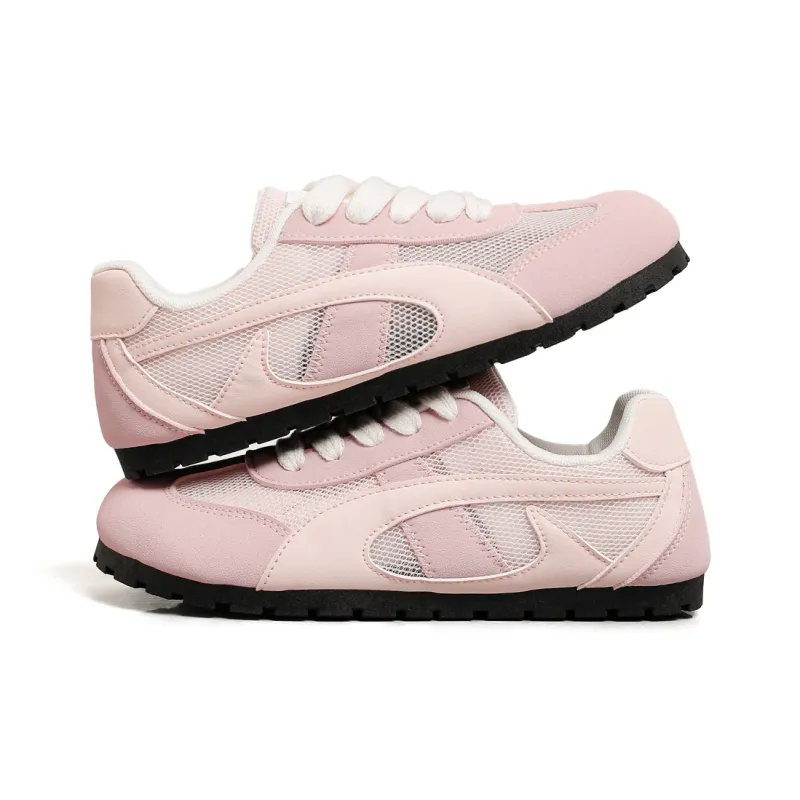 DEERWAY Height Increasing Abrasion Resistant Low Top Casual Shoes Women's Pink-2
