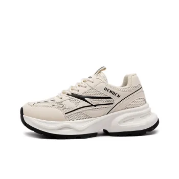 RENBEN Breathable Lightweight Height Increasing Low Top Chunky Sneakers Women's