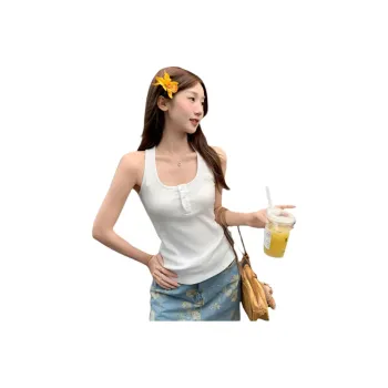 Mu Xiao Xin Tank Tops Women's White