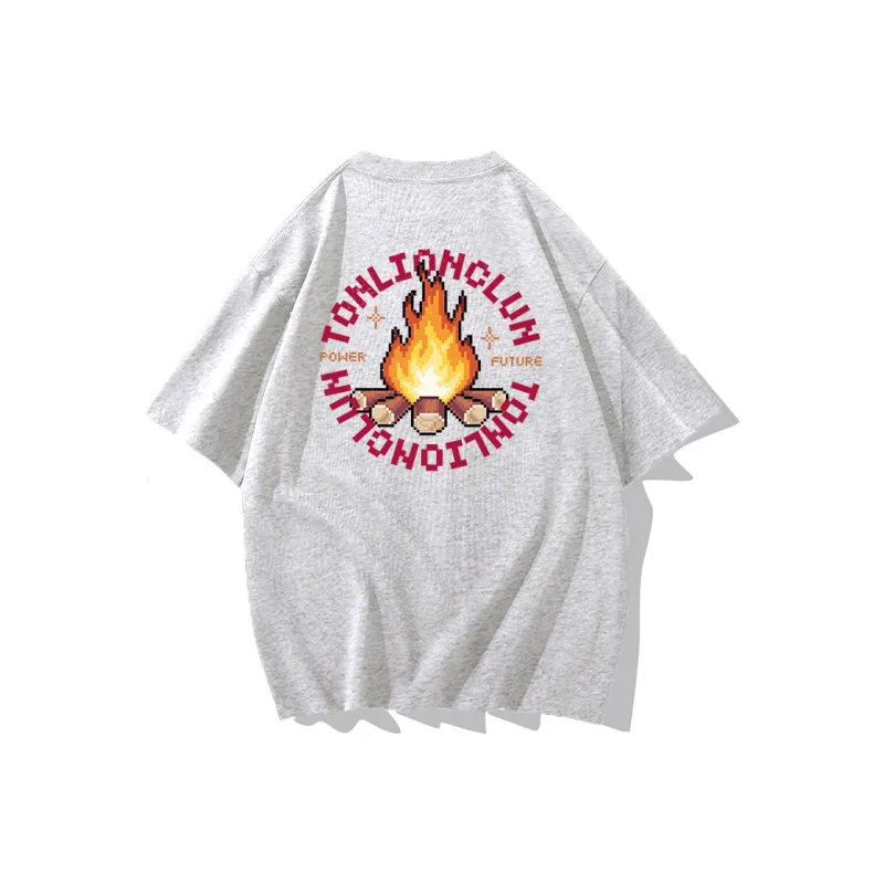 Tonlion T Shirts Unisex-21