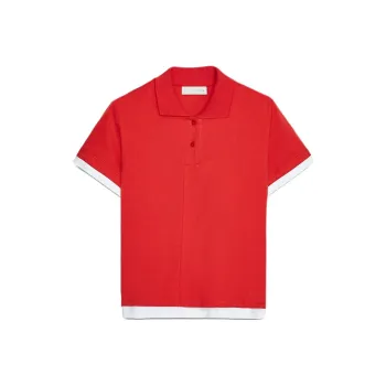 ZARA Polo Shirts Women's Red