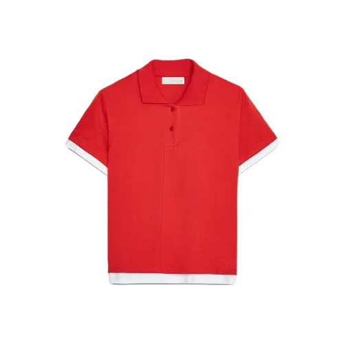 ZARA Polo Shirts Women's Red