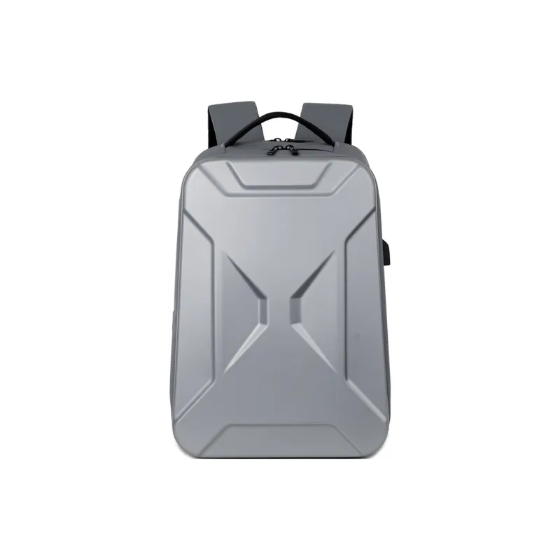 H YXIANG ABS With Leather Membrane Backpack Men's Multicolor-6