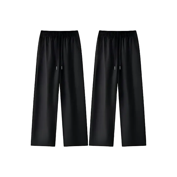 Red Bean Casual Pants Men's Black-4