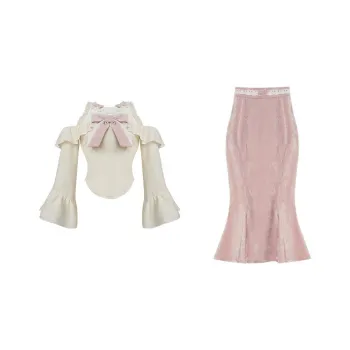 Udon House Two Piece Skirt Sets Women's