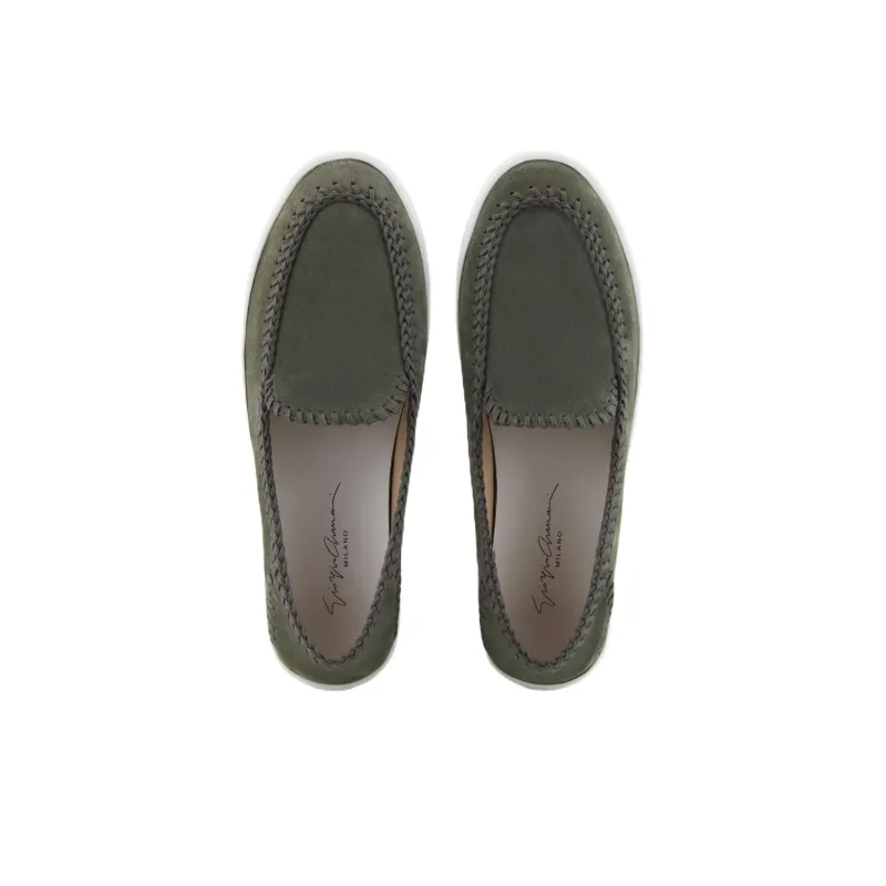 AMANI Galleria 3 Casual Single Shoes Women's Green-3