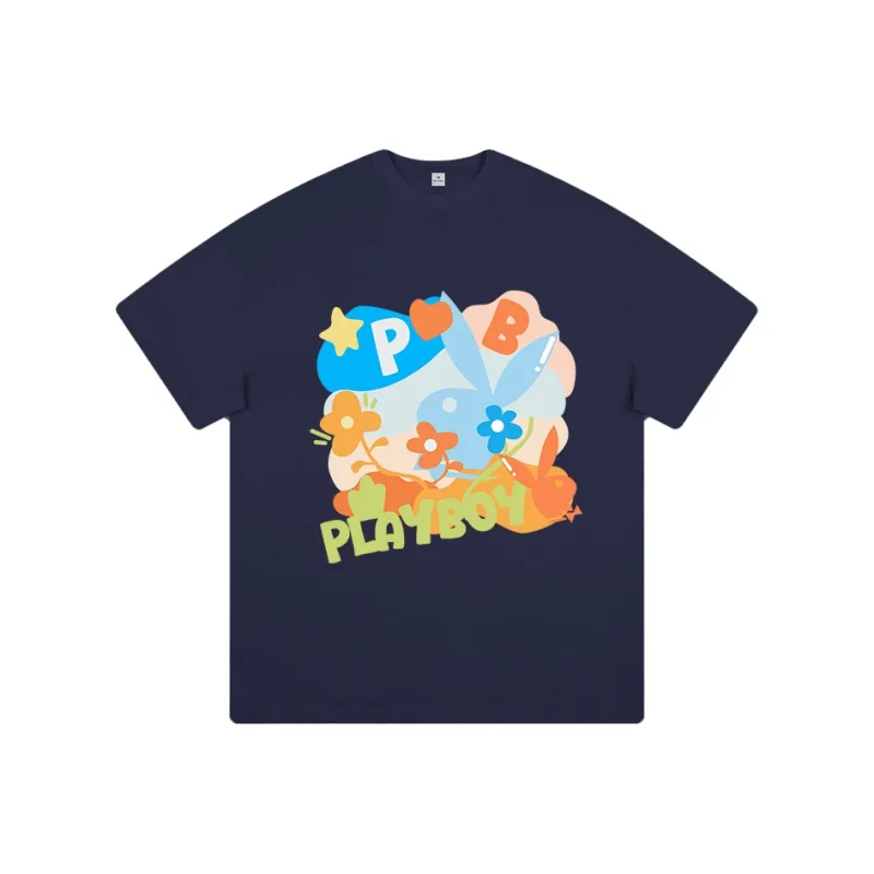 Playboy Short Sleeved T Shirts Unisex-2