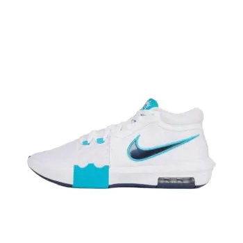 Nike Witness 8 Anti Slip Wear Resistant Low Top Basketball Shoes Men's White