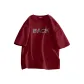 [100% cotton]Burgundy (Tf Phantom Letter)