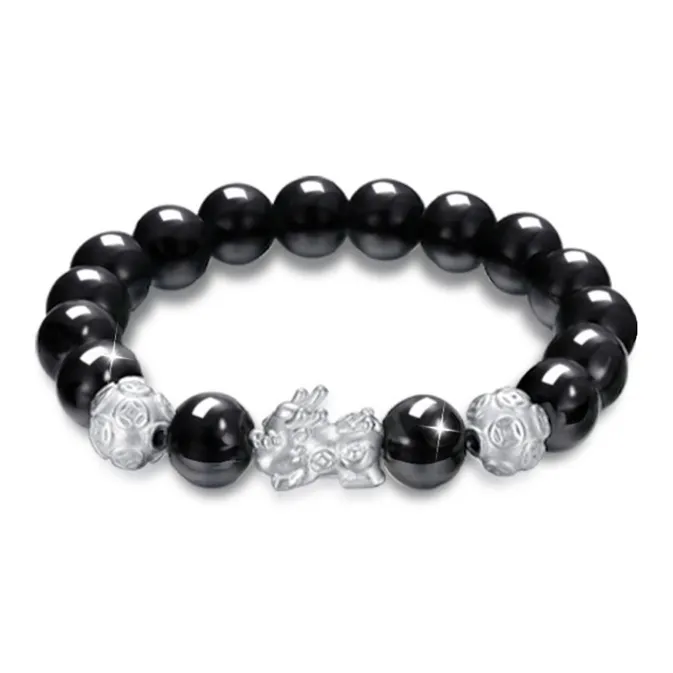 WINGSTOP Glass Cat Eye Bracelets Unisex-2