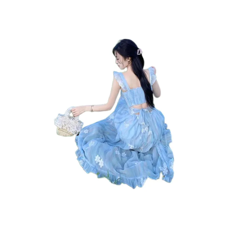 Mu Xiao Xin Short Sleeved Dress Women's-1