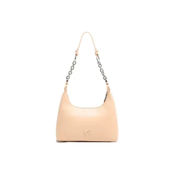 MICOCAH PU Shoulder Bag Regular Women's Cream Apricot/Blue Star Purple/Ink Black