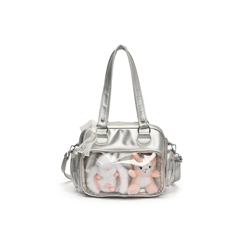 Morellybear PU Crossbody Bag, Shoulder Bag Women's Multicolor-24