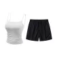 White+Black Shorts