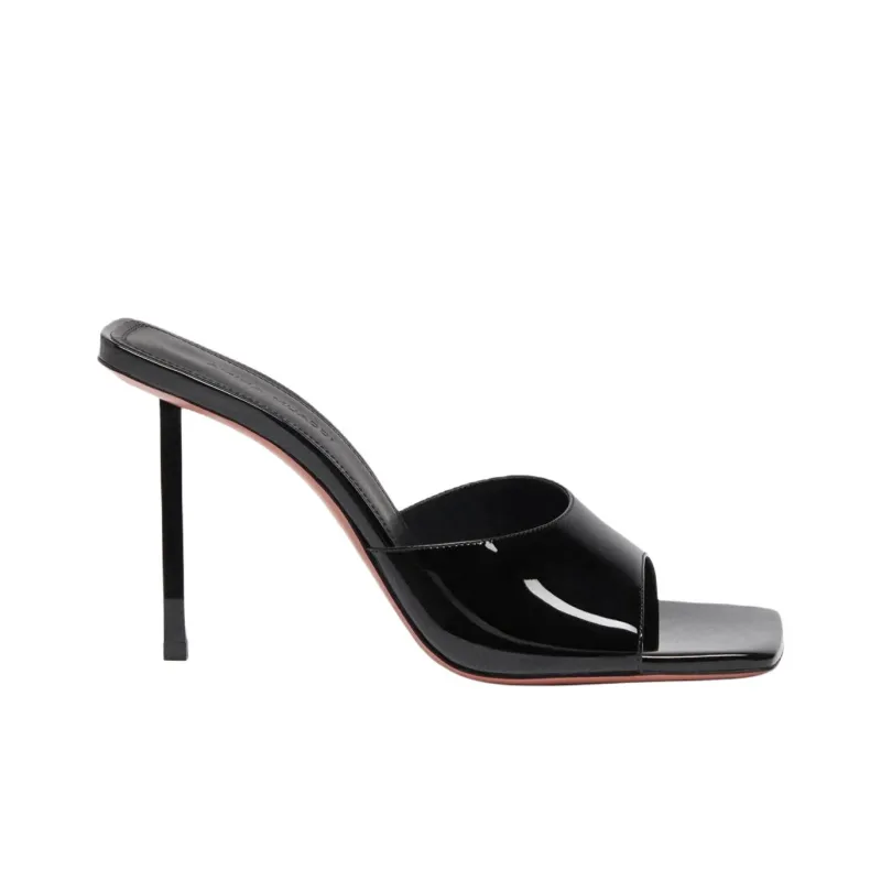 AMINA MUADDI Slide Slippers 9.5cm Women's Black-1