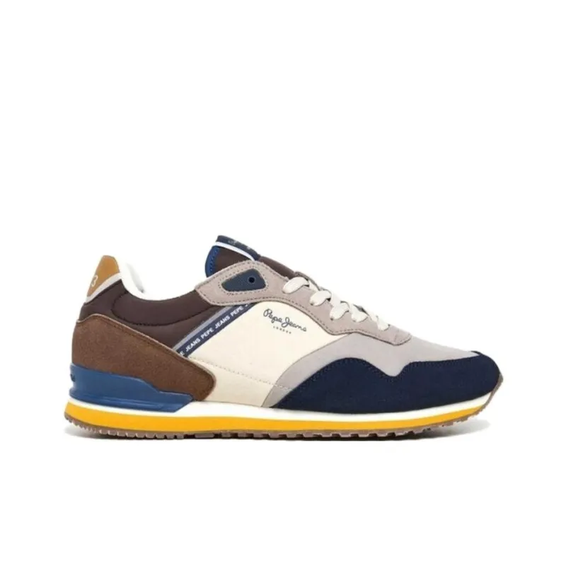 Pepe Jeans Low Top Casual Shoes Men's Gray Blue-1