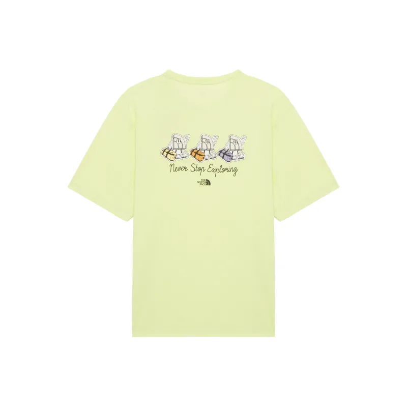 THE NORTH FACE CHARACTER T Shirt Men's Yellow Limestone-1