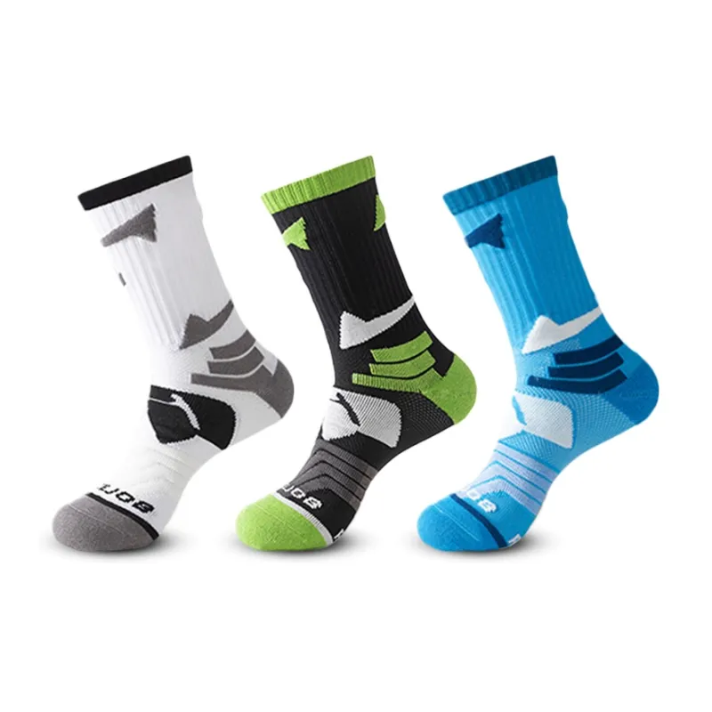 JIAZINI Basketball Socks Men's 3 Pack-0