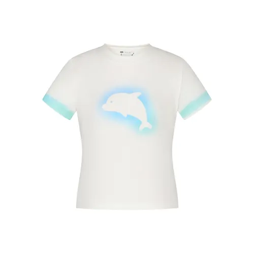 MeiHaoStore 화이트 남녀공용 티셔츠