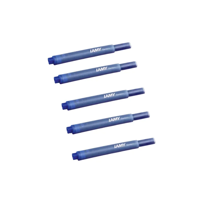 LAMY T10 Ink Cartridge Blue 5 Pack 1602077 Substitute Core-1