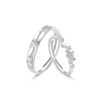 GLOIRE 999 Fine Silver Rings Unisex