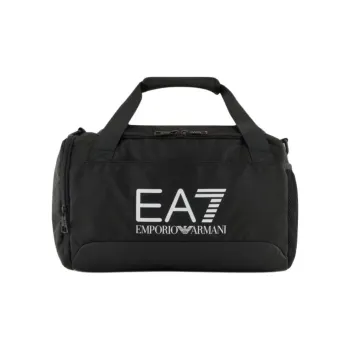 EMPORIO ARMANI Polyester Gym Bag Large Size Unisex Black