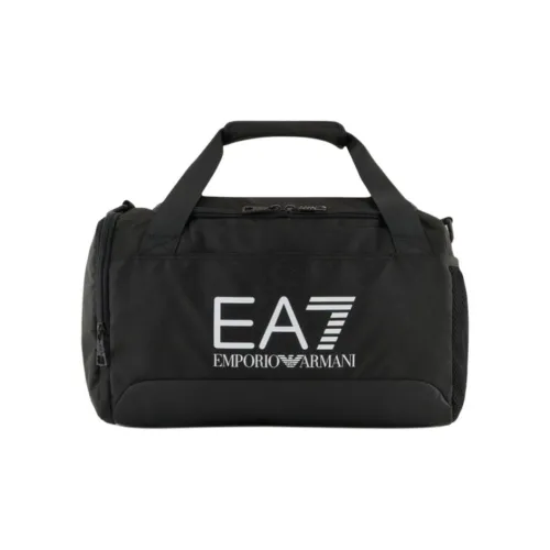 EMPORIO ARMANI Polyester Gym Bag Large Size Unisex Black