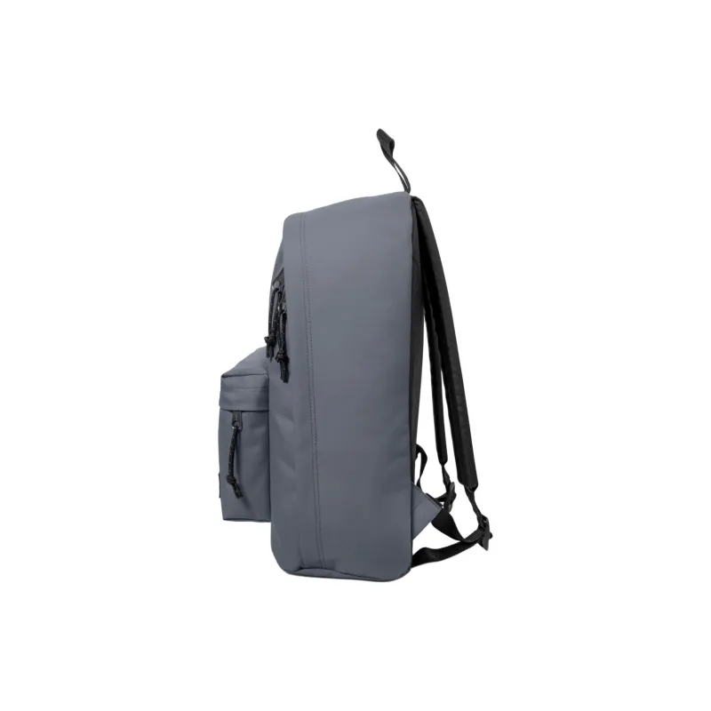 EASTPAK Leather Backpack Regular Unisex Gray-1