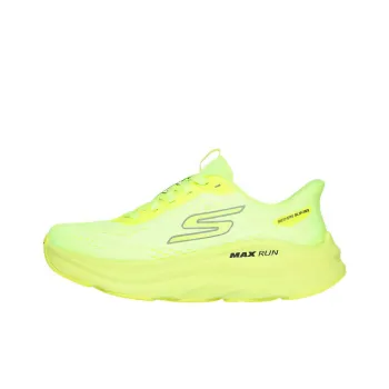 Skechers Max Cushioning Low Top Running Shoes Women's Yellow