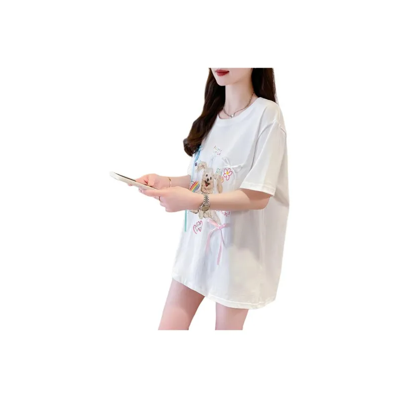 Flowers In Water T Shirt Women's-4