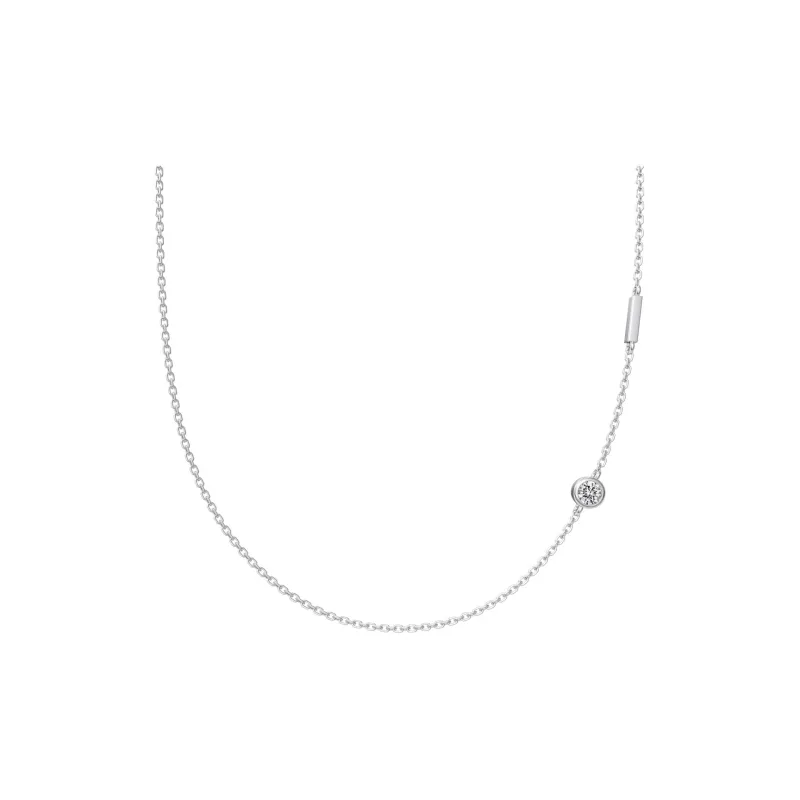 KAILEIFU S925 Silver Necklaces Women's-34