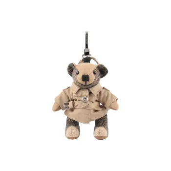 Burberry Wool Keychains Unisex Brown