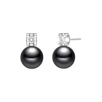 ME LUXE Pearl Stud Earrings Women's