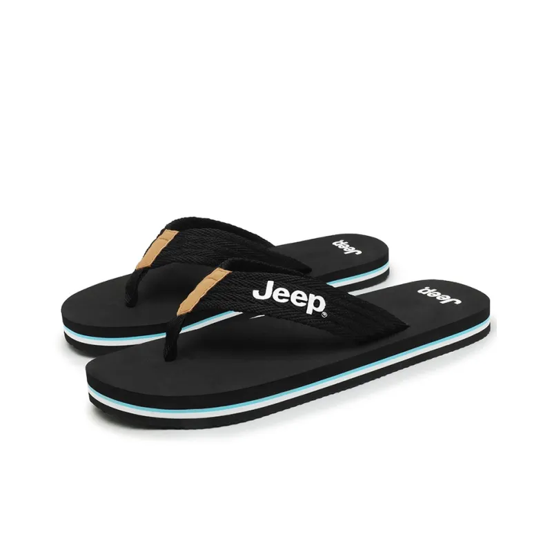 Jeep Odor Resistant Abrasion Resistant Slip Resistant Quick Dry Flip Flops Unisex-8