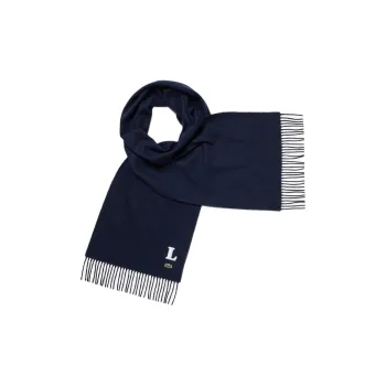 LACOSTE Recycled Polyester Scarves Men's Blue