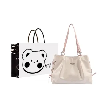 NX DOUGHNUT PU Shoulder Bag Women's Neon White