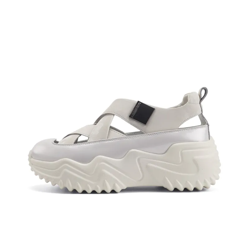 TOM TAILOR Huang Yaobo Trendy Platform Sandal Height Increasing Breathable Low Top Casual Shoes Women's-12